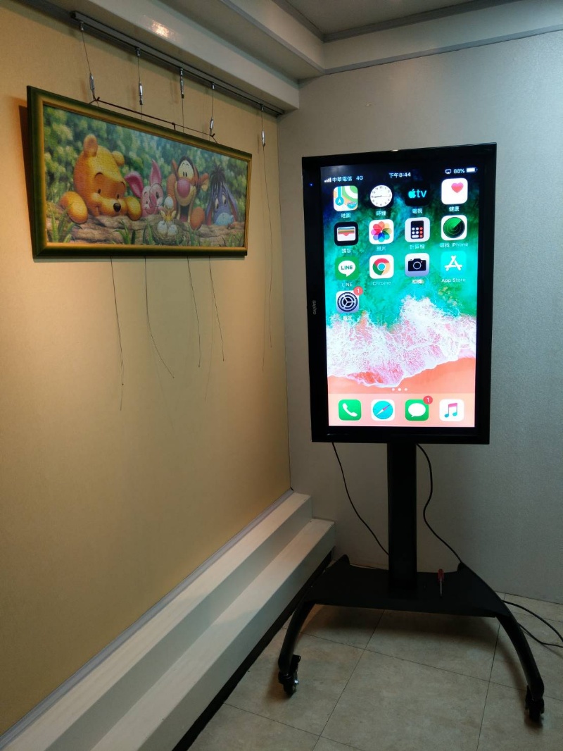 32吋-70吋直立電視+電視車出租